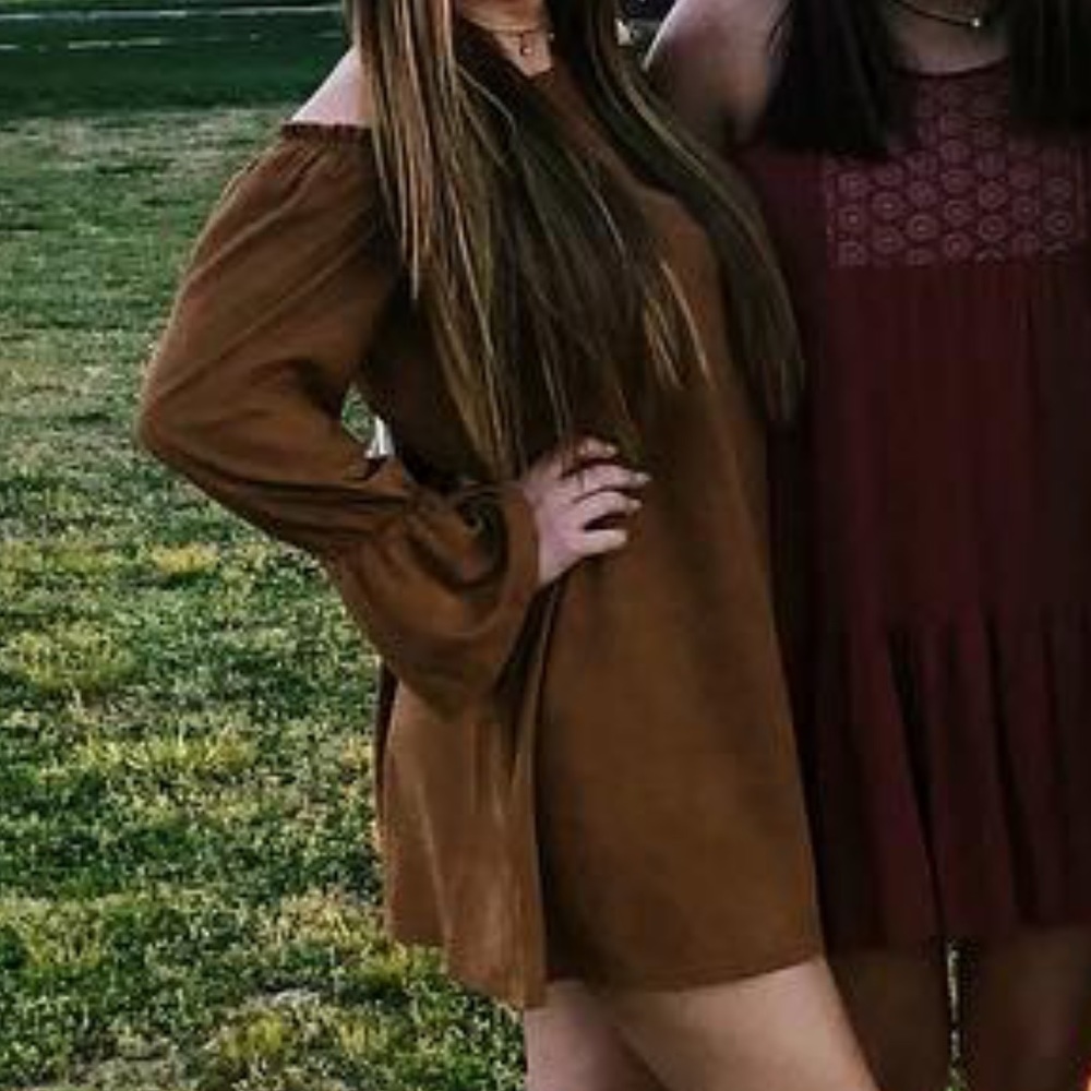 Suede By The Way Dress